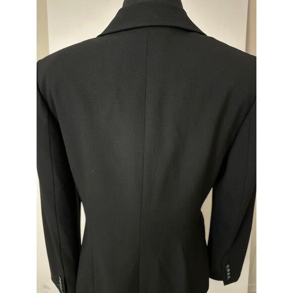 Classiques Entier Women's Wool Blazer Suit Jacket Black Size 8P Office Career - Picture 7 of 12